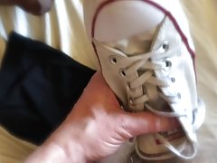 Panties and Converse Cum