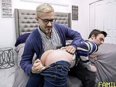 Stepdad Sherman Maus finally fucks some sense into Lucas Ryder