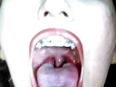Random Cum Target 19 - Cum Tribute(open mouth braces slut)