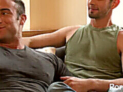 Muscle hunk, páry, gay sex