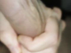 Handjob nylon ankle with cum