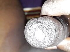 Long Black Indian Cock CumShot with Juicy Cock juices & Long Masturabation