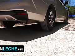 Latin Leche - Hot Colombian Hitchhiker Cain Gomez Sucks Stranger's Cock In His Car