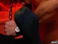 Jizzed on by a massive Homosexual Asshole and a Big Dick in a wild Bang-Out