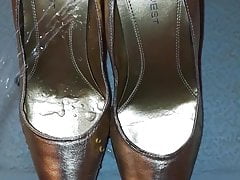 Gold heels pissed requested