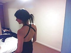 Sexy amateur crossdresser solo