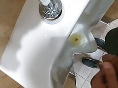 Taking a Piss at a Urinal - the Pissing Collection!
