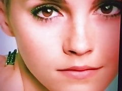 Emma Watson short hair Cumshot Tribute