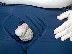 Wanking my cock nice thick hot cumshot.