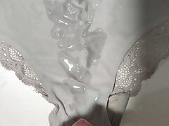 Cumming 3 times on stolen panties