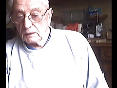 grandpa cum on cam