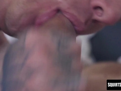 Brandon Jones rides Theo Ross in bed to fulfill his online fantasy