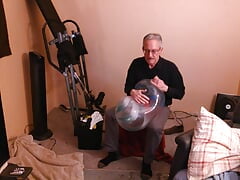 104) Two Balloons Tuf-Tex 24" & Qualatex 16" JO and Cum
