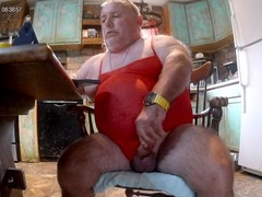 Dressed up watching porn