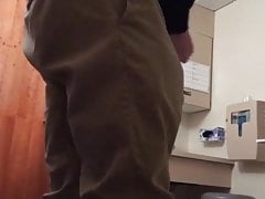 bored worker wants to play with you at work and he does