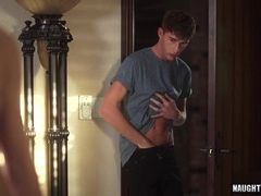 Mexican Jock Mass takes a cumshot after intense bukkake session