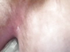 sissy trains her hole after shopping a cucumber