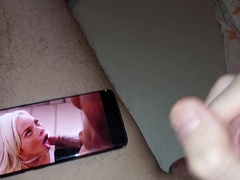 Stroking on BIG BLACK COCK