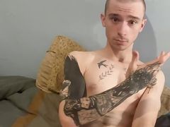 Sitting naked talking