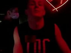 Slutty Bartender Fucked Raw in Backroom