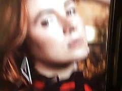 Karen Gillan gets cumfaced