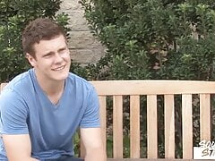 SOUTHERNSTROKES Amateur Ryan Saddle Masturbates Solo