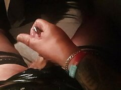 Wanking in pvc