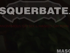 Attractive jock Chris cant wait to cum after solo cock wanking