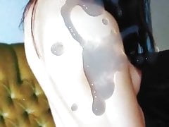Cumshots on nude desi Indian bitch on demand