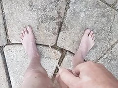 Watering my feet