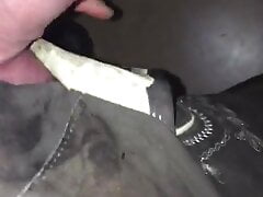 Jerking in Bavarian Lederhose