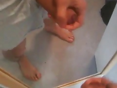 Playing with cock