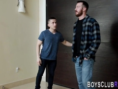 Gay newbies threeway fucking bareback (Dante Martin, Mark Long)