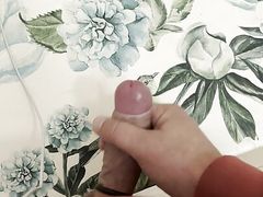 Masturbating in the Kitchen and Cumming Close up
