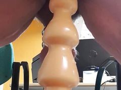 going into with the anal 42-55-60 three steps toy.  session 028. 20220225.