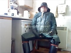 Disgusting cum covered coat.