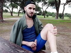 Jerk off after running