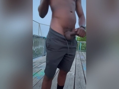 Almost Caught Bustin This Nutt On The Pier