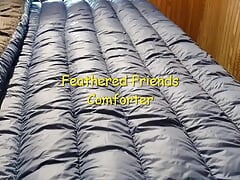 Humping Overfilled Nautica Down Puffer Jacket Until Cum