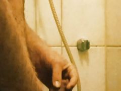 In shower
