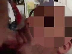 Sexfriend with big dick cums in my mouth