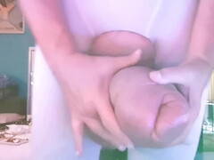 Bouncing to a disco song