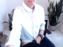 Step daddy Enjoy His Cock