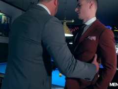 Suited Men Working Hard