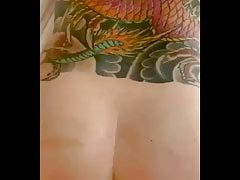 Tattooed daddy bear fucked