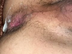 Big anal dildo (slow motion)