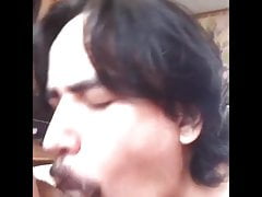 Sucking the cock