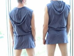 Sean Blue has fun with Archer and Max Bredwell