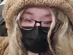 CD sissy asian whore with dirty lingerie