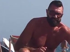 Str8 spy daddy bear at the beach 4